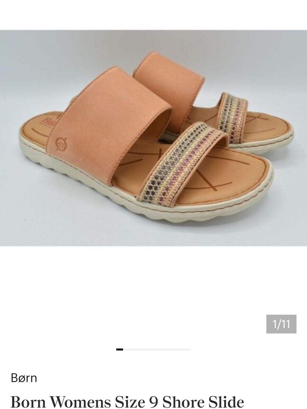 Born Women’s Peach Shore Slide Sandals